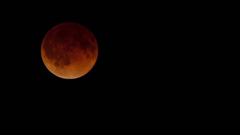 Lunar eclipse in Poland 2018